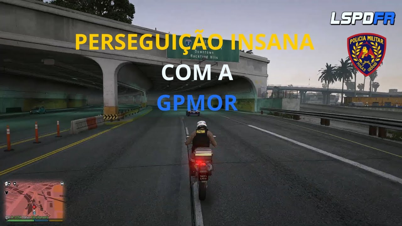 GTA V PMMG PATRULHAMENTO E PERSEGUIÇÃO FRENETICA COM A GPMOR