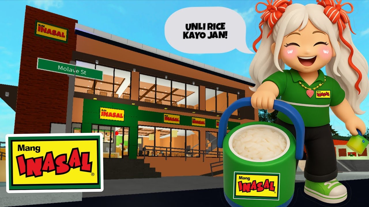 NAGTRABAHO ako sa MANG INASAL ROBLOX!