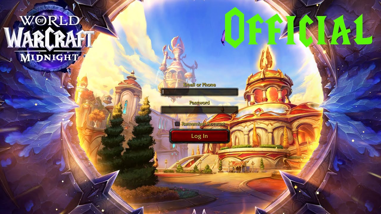 Midnight Main Title - Official Login Screen | World of Warcraft 12.0