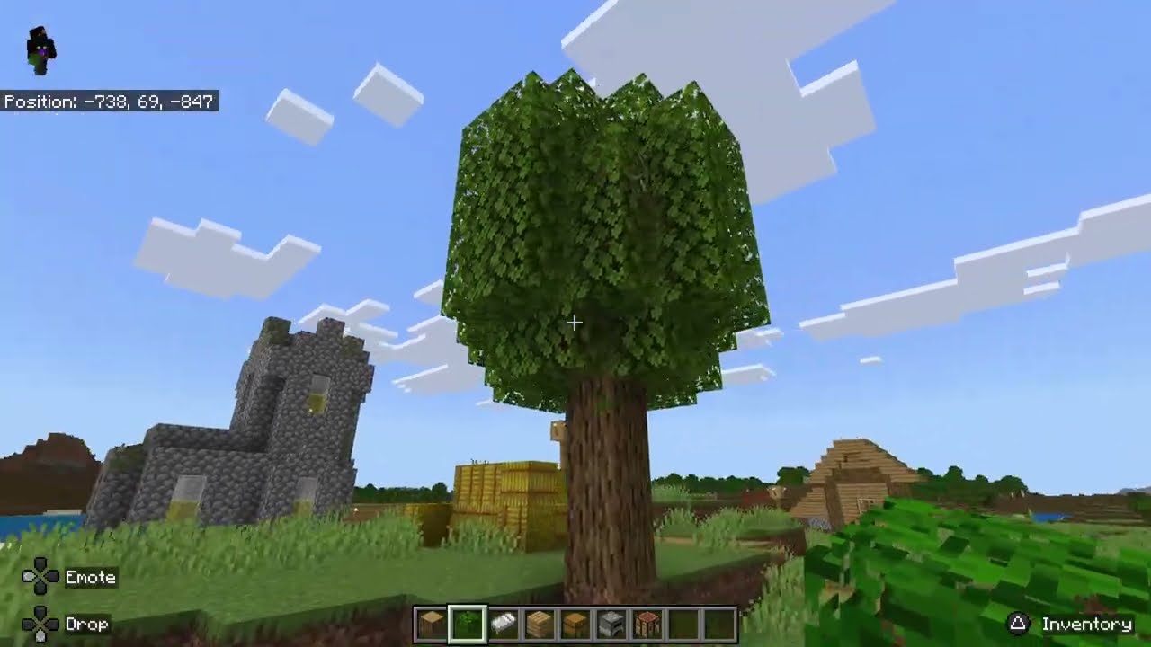 Building secret bases in Minecraft