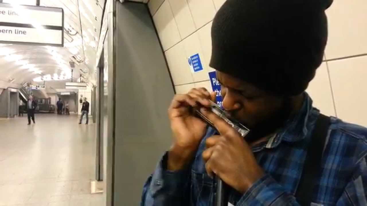 Schindler's List Played on a Harmonica by Philip Achille, London Underground