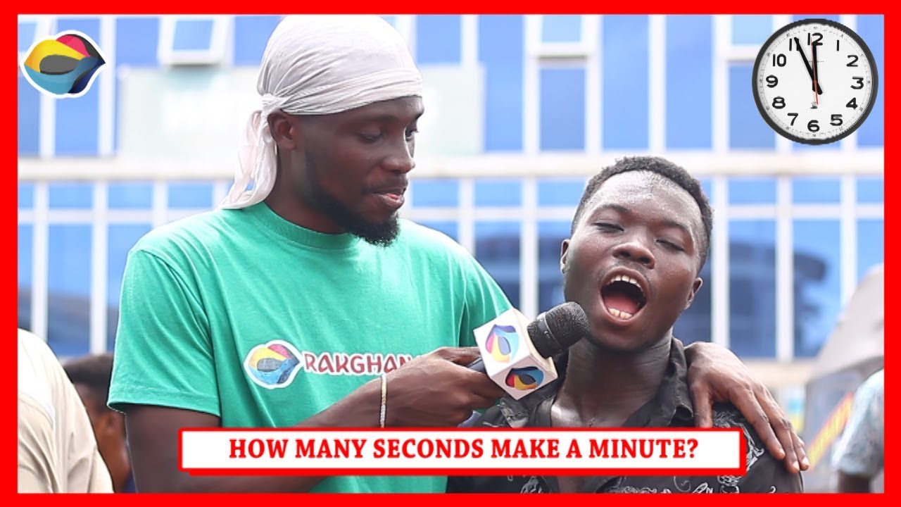 How Many Seconds Make A Minute? | Street Quiz | Funny African Videos | Funny Videos | African Comedy