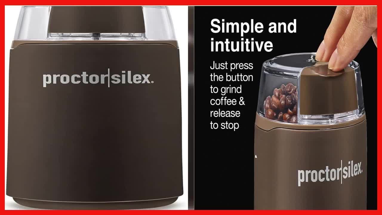Proctor Silex Fresh Grind™ Coffee Grinder: Effortless Fresh Coffee and More