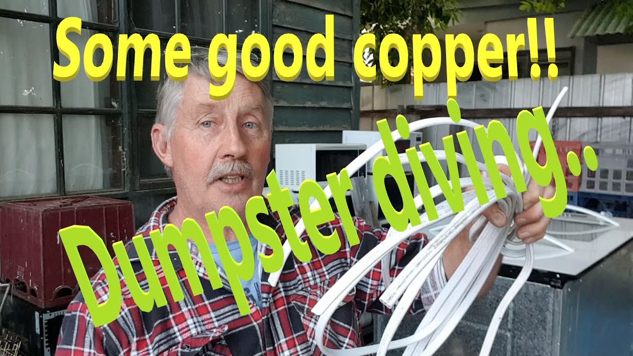 A quick trip dumpster diving building sites! Saving copper wire and other things from landfill..