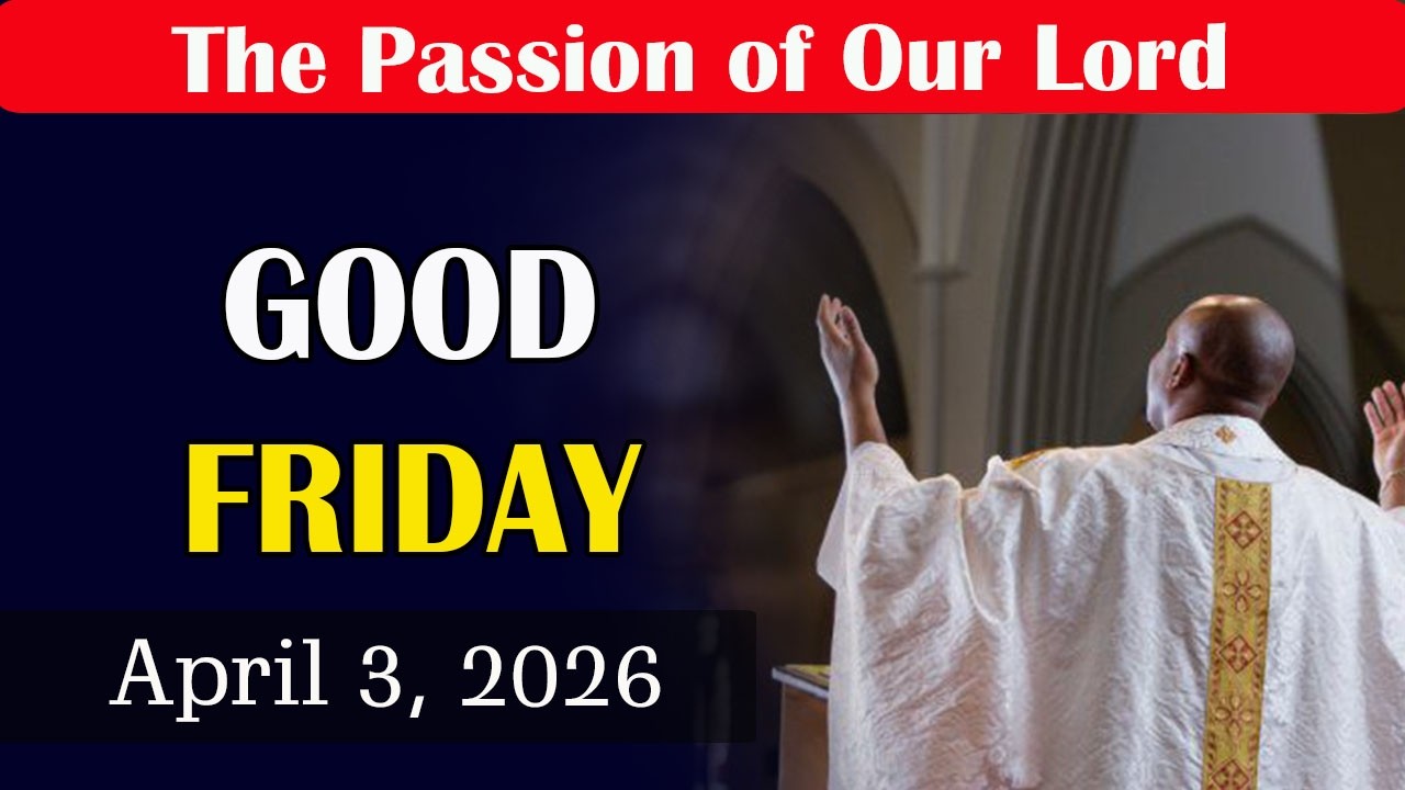 GOOD FRIDAY Catholic Mass Today | Daily TV Mass, Thursday April 3, 2026