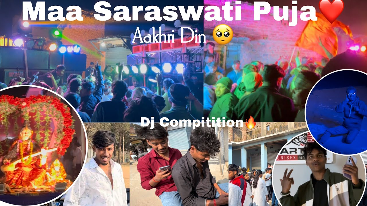 Vidai Ka Din Emotional Ho Gaya 🥺 | Saraswati Puja 2026 | HZB BOY VLOG