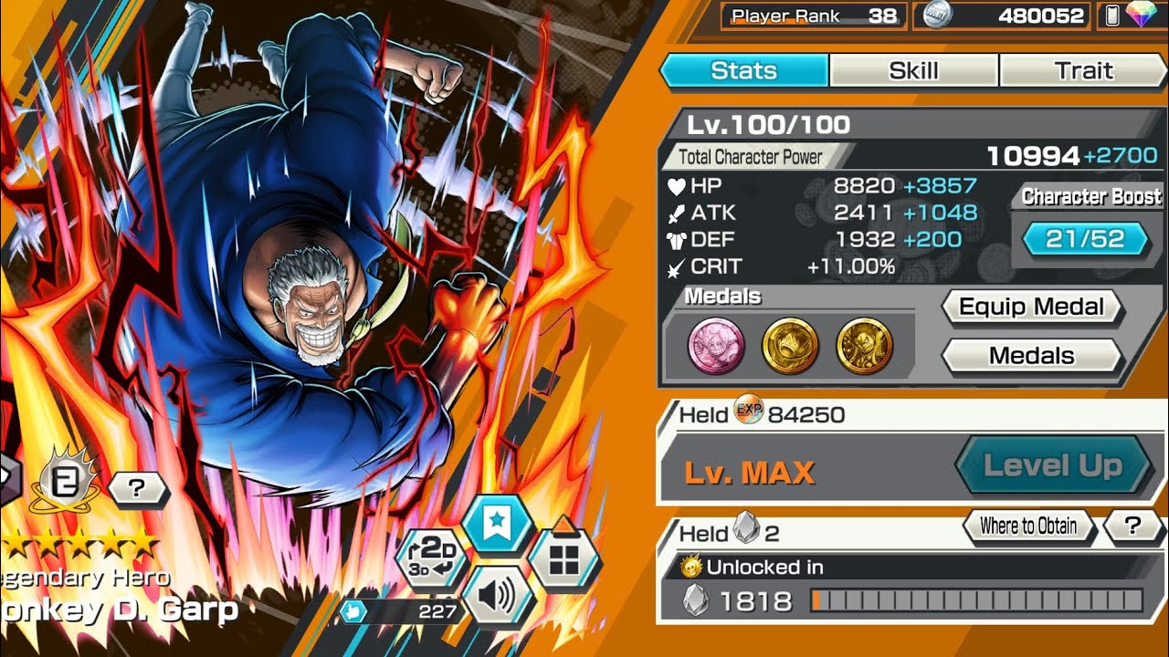 Monkey D.Garp legendary hero (one piece)