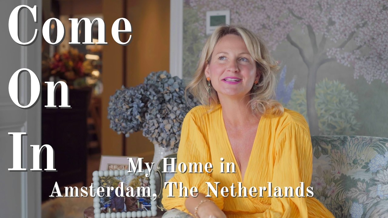 Come See My Wallpaper Infused Home in Amsterdam.  House Tour part 2