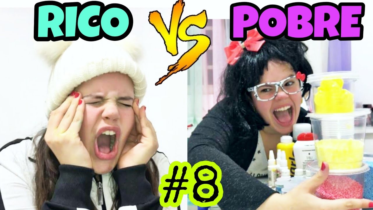 RICO VS POBRE FAZENDO AMOEBA / SLIME #08