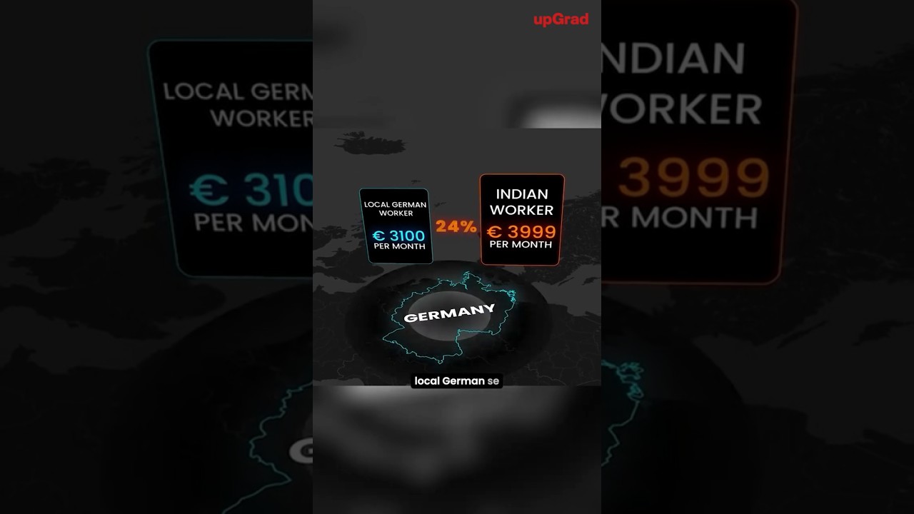 Why Germany Is Paying Indians More Than Its Own People | upGrad #shorts