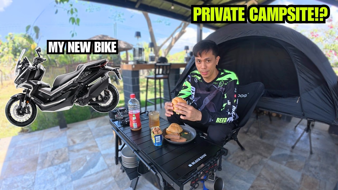 I Tried Solo MotoCamping with My New Bike