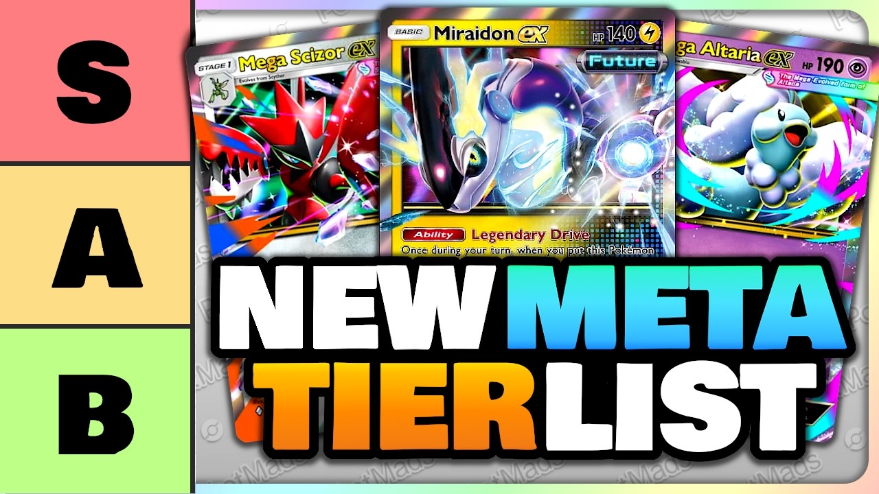 NEW META TIERLIST - Ranking ALL The New BEST DECKS!!! | Pokemon TCG Pocket