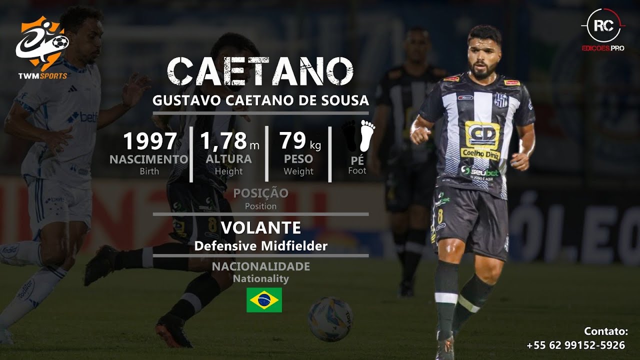 Caetano - Volante (Defensive Midfielder) - 2025