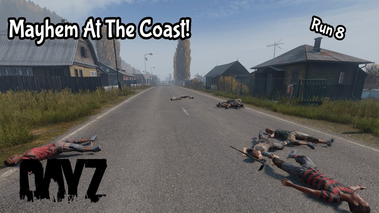 DayZ Official. Chaos At Coastal Towns.