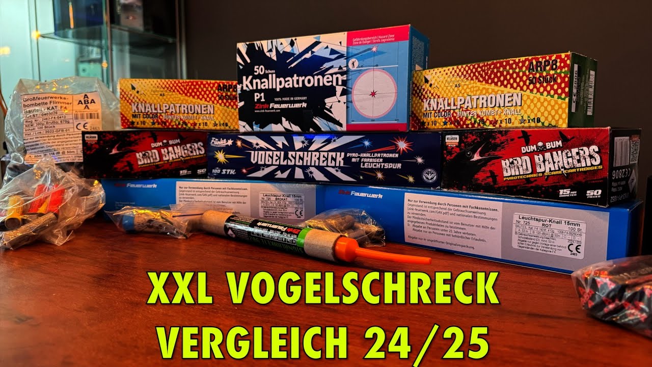 XXL Vogelschreck Vergleich 24/25 Silvester Vorfreude
