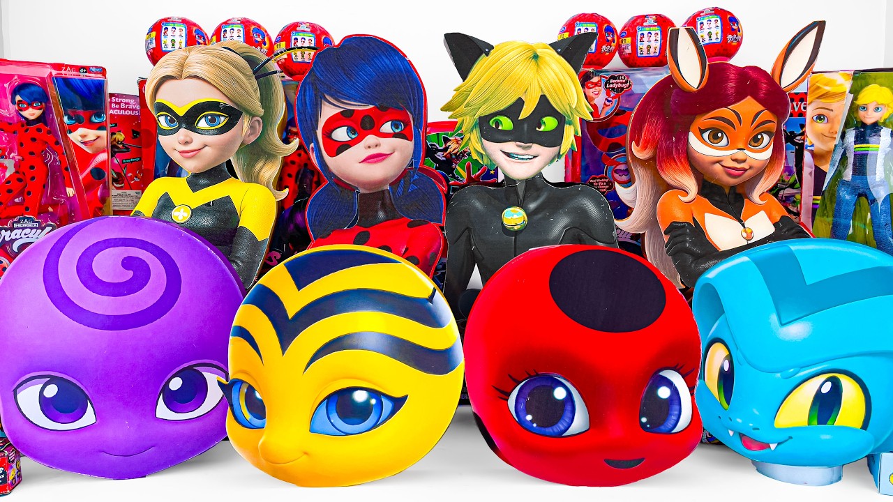 103 Minute Satisfying with Unboxing ULTIMATE Ladybug Marinette & Adrien Toys Collection Review ASMR
