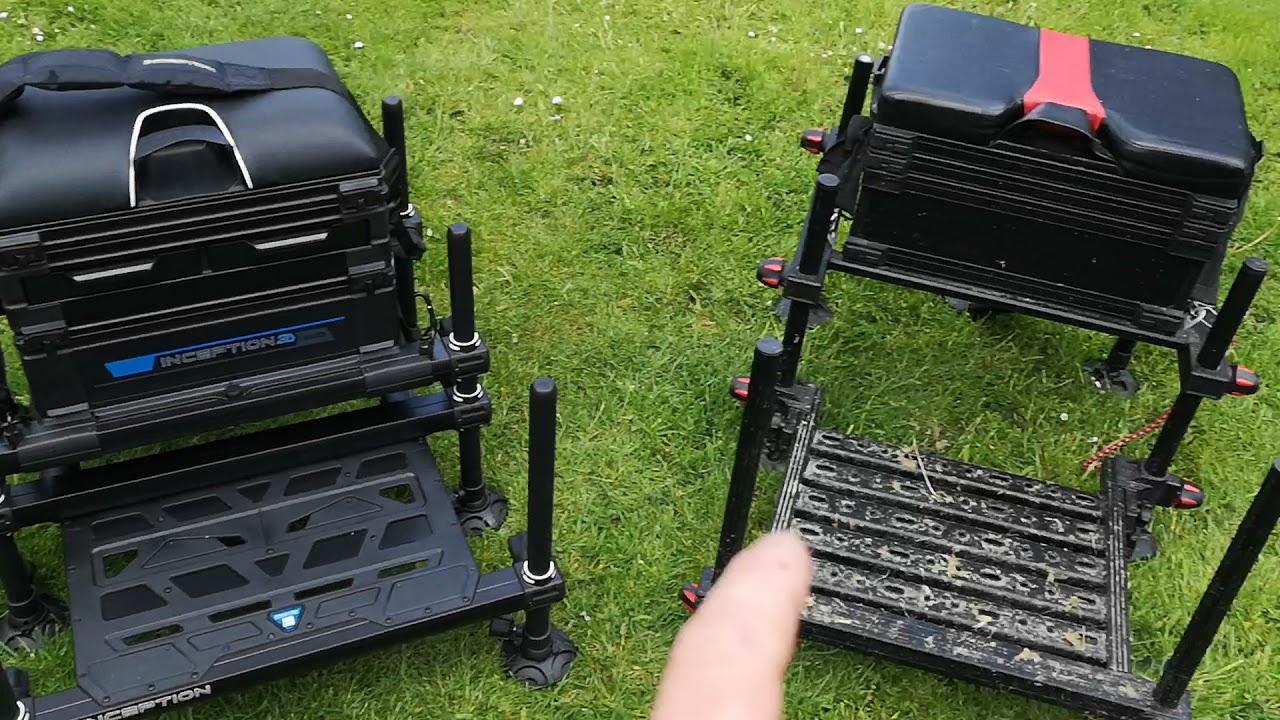 Рыбалка. Ящик для сидения Westlake, бывший в употреблении и поврежденный, а также обзор Preston I...