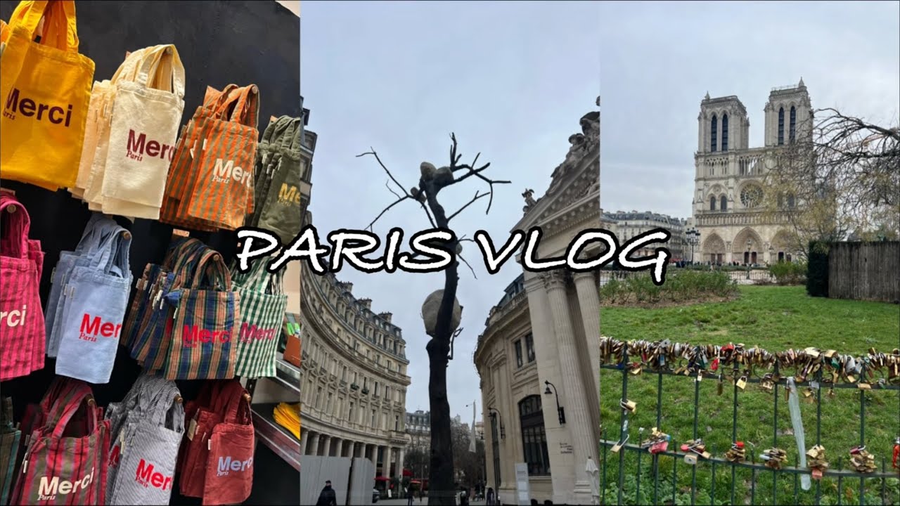 PARIS VLOG🇫🇷 ep.2 | 까르띠에 뮤지엄 | 노트르담 성당 | Bourse de Commerce | Cartier Foundation | merci 2 | 옥동식 파리