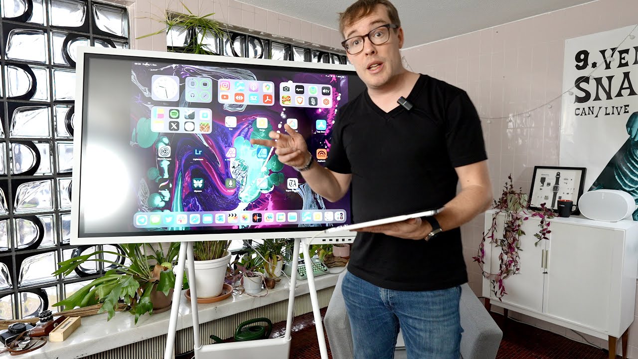 Mega-iPad? Klappts mit iPad und Surface auf dem Touchscreen-Monitor Samsung Flip?