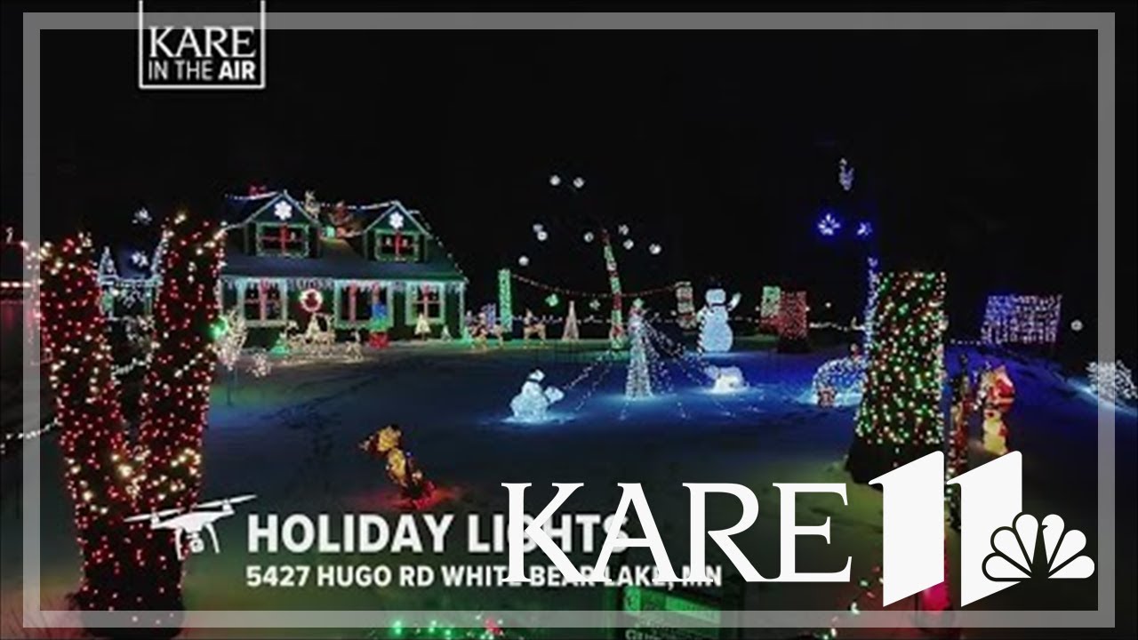 KARE in the Air: White Bear Lake holiday lights