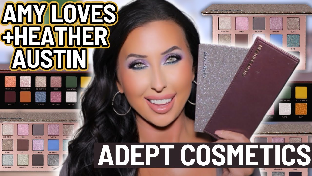 2 NEW Looks Using My Adept Cosmetics Heather Austin Palette & Amy Loves Makeup Palette!