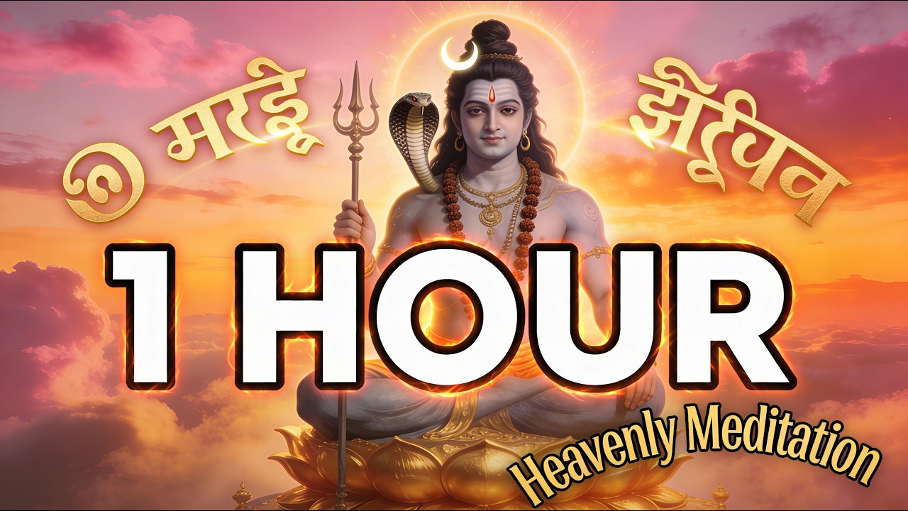 1-Hour Shiva Heavenly Meditation 🔱 | Divine Bliss & Deep Peace in Celestial Realms
