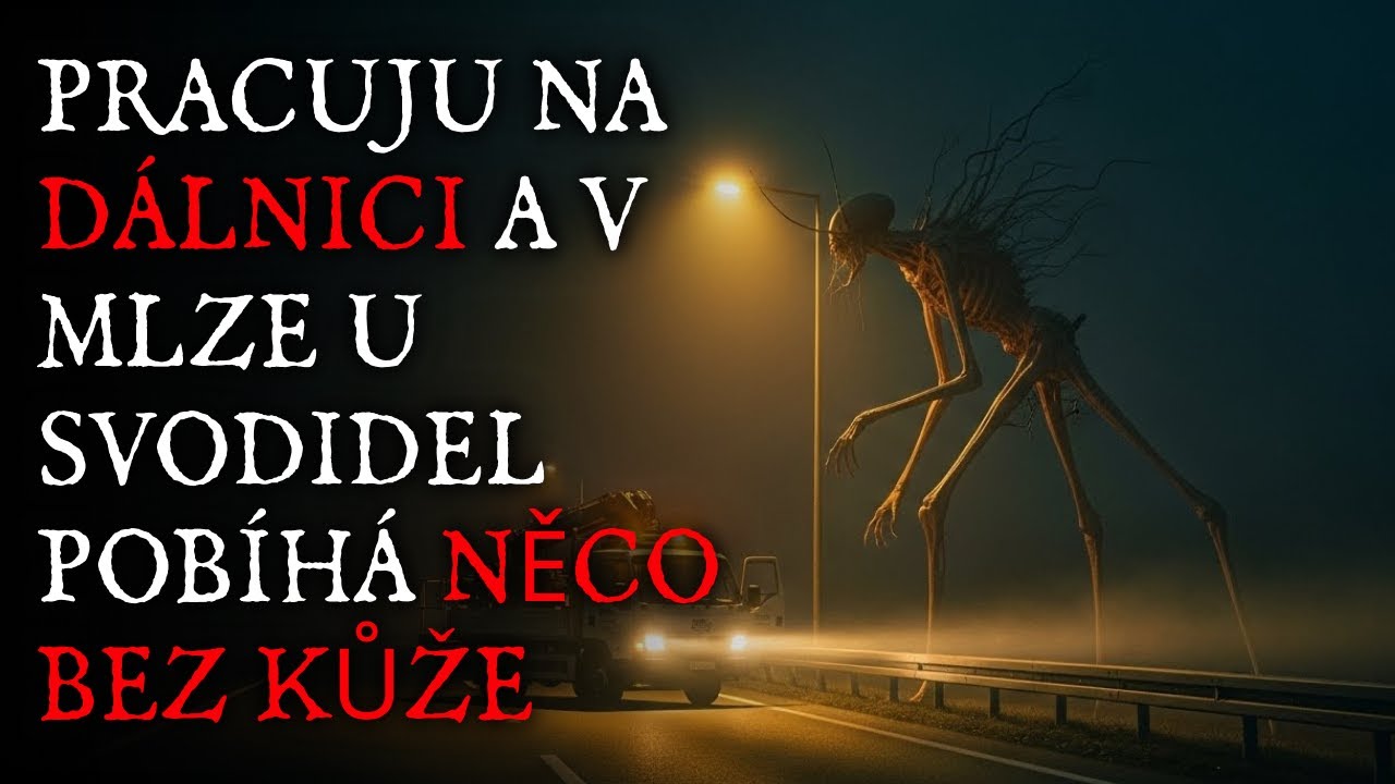 Pracuju na dálnici a v mlze u svodidel pobíhá něco bez kůže - Creepypasta CZ