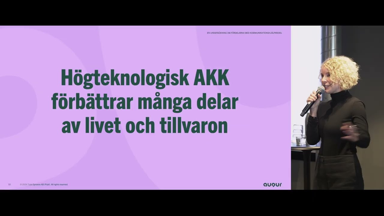 Hälsoekonomisk studie om kommunikationshjälpmedel (Inspelat seminarium)