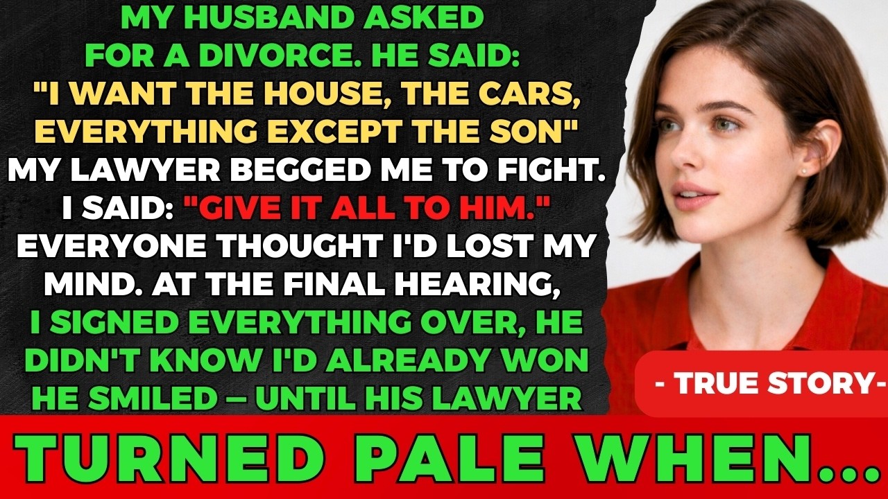 My Husband Took Everything in the Divorce — He Had No Idea What He Was Really Taking