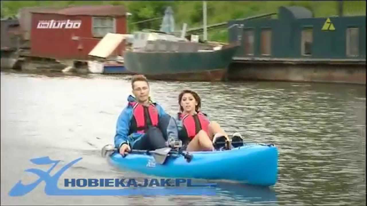 ekajak.com w TV | Prezentacja kajaka HOBIE Oasis napędzanego systemem Mirage Drive | TVN TURBO