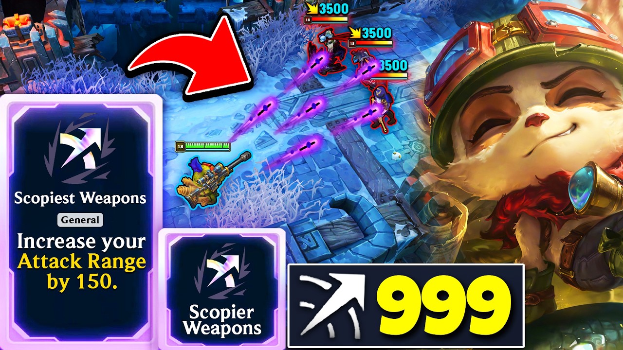 Teemo but I trade my Dart Gun for a Sniper Rifle and it's not balanced (LONG RANGE)