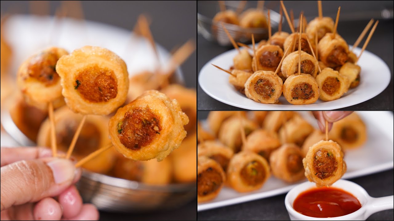 POTATO MINI ROLL SAMOSA | POTATO SAMOSA SNACKS | ALOO MINI SAMOSA | EASY POTATO SANCKS