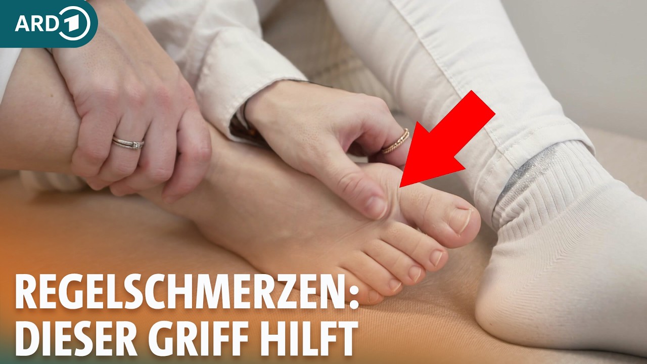 Regelschmerzen: Wie Akupressur und gesunde Ern&auml;hrung helfen I ARD GESUND