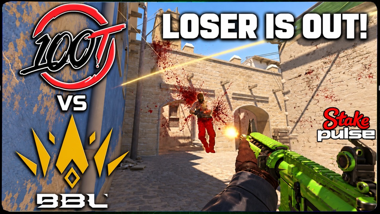 РЕВАНШ! 100 Thieves против BBL &ndash; ЧЕТВЕРТЬФИНАЛ! | Stake Pulse Beat II 2026 &ndash; CS2 #100t