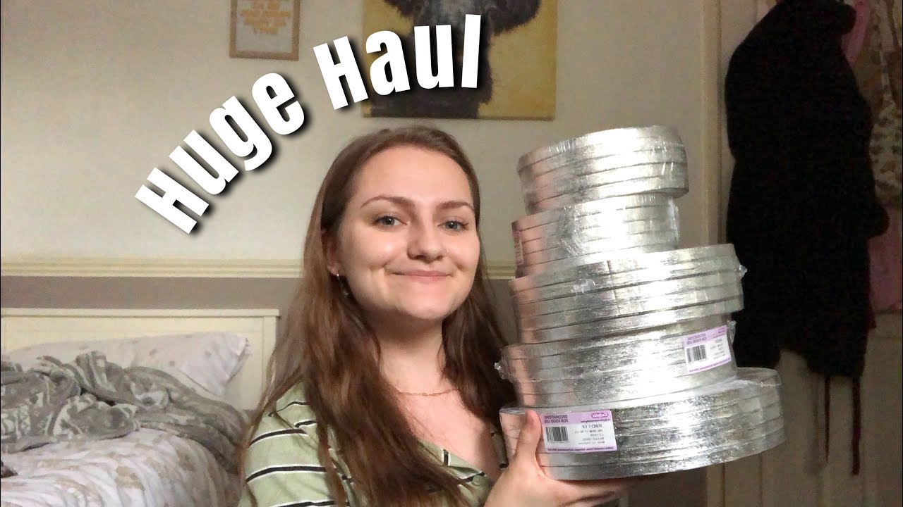 HUGE Collective Amazon & Cake Decorating Company Haul | Packaging & Baking supplies