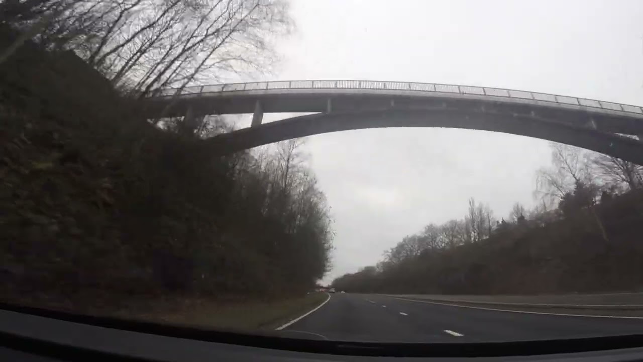 Strelley Hall to Golden Valley Equestrian Centre (Derbyshire) | A610 Relaxing Music (1080p GoPro)