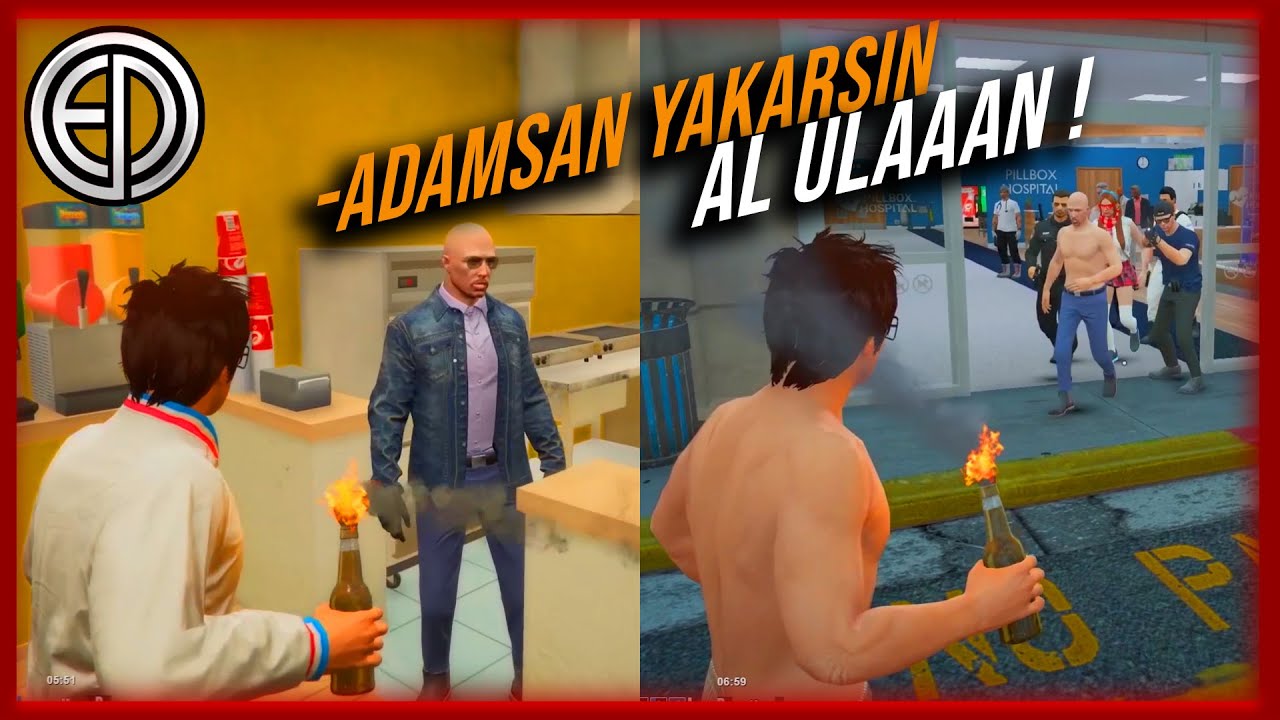 EDRP | SERBEST | ESNAFLAR ARASI MOLOTOFLU KAVGA | GTA5 #GTA5RP | ZEUSİDİOUSS