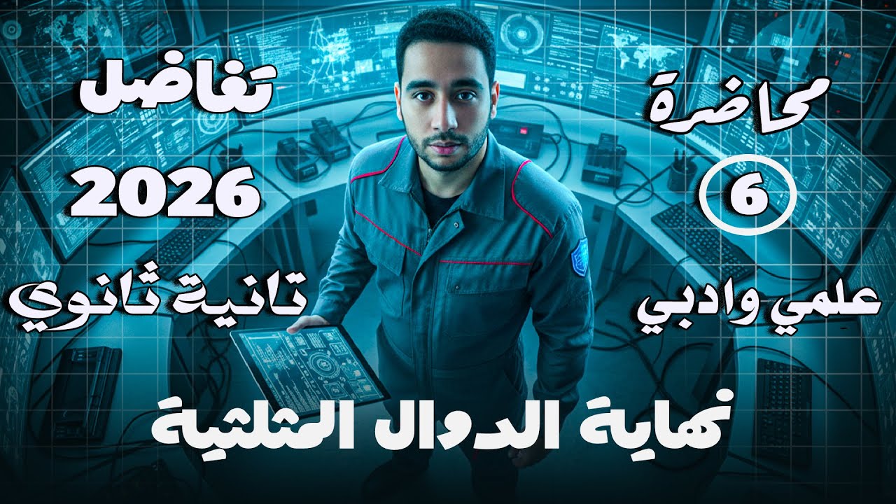 نهاية الدوال المثلثية | تانية ثانوي | شرح مبسط + أهم أفكار