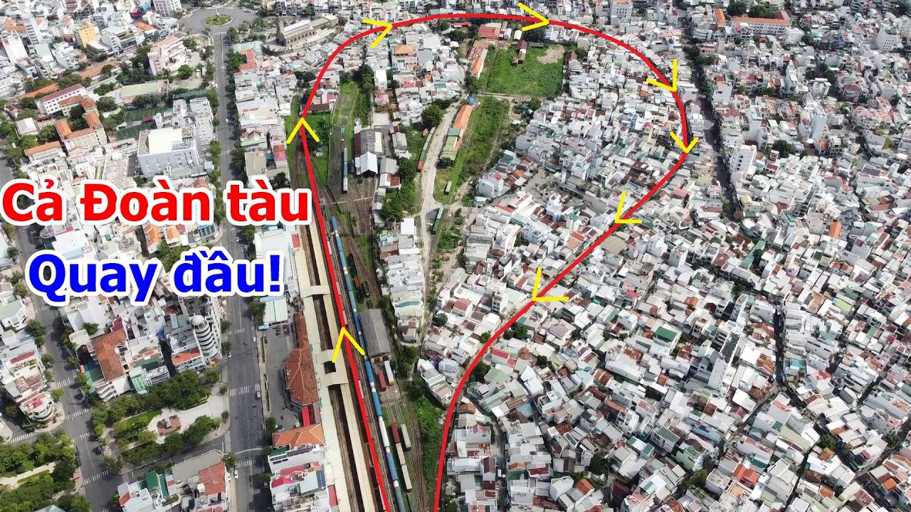 Ngắm nhìn Ga Nha Trang | Ga Tàu Lửa duy nhất cả đoàn Tàu cùng quay đầu
