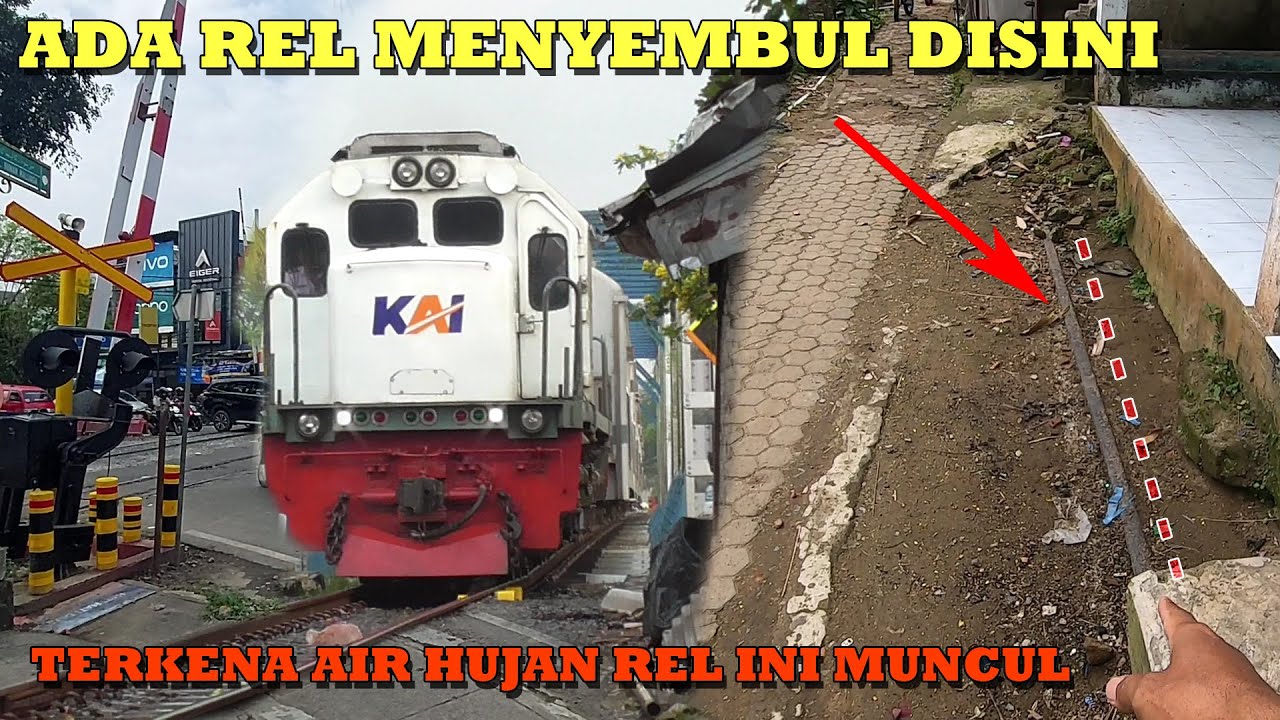 PULUHAN Tahun Terpendam Rel Kereta Ini Menyembul Di Depan Rumah Warga | Eks Jalur Rangkas-Labuan