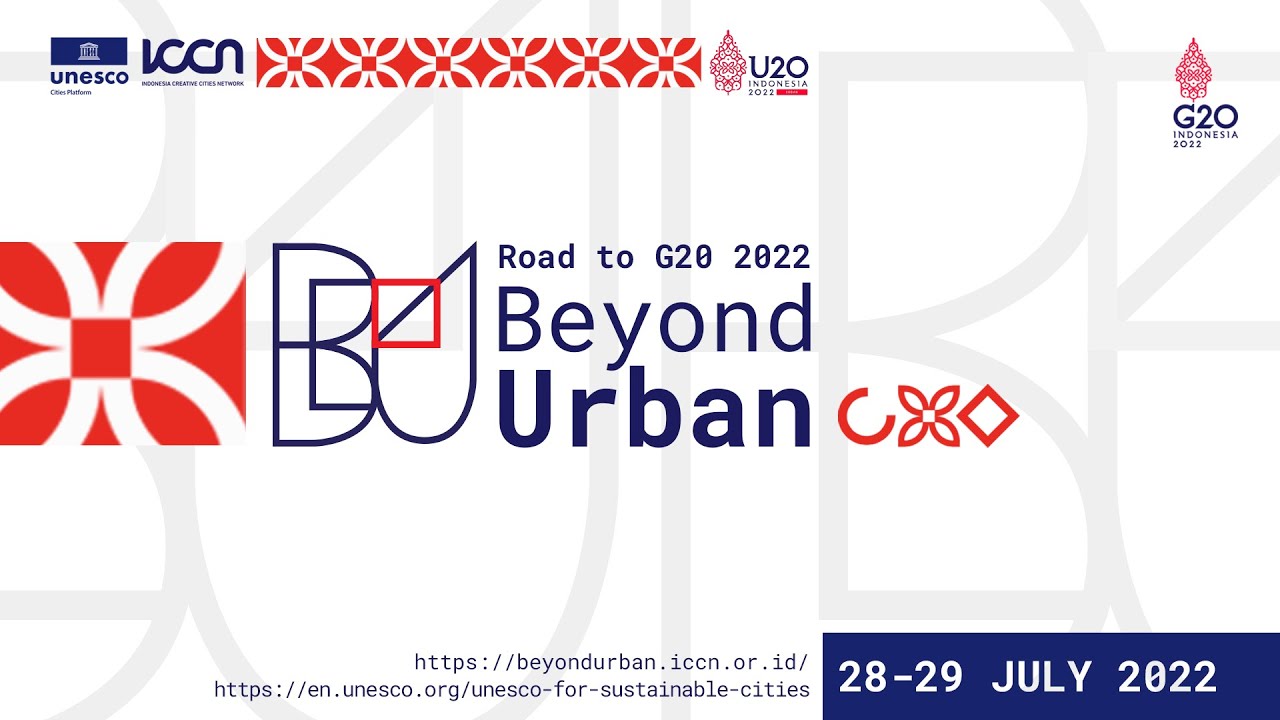 Road to G20 Summit: Beyond Urban Side-event in the framework of U20 2022 - Day 2