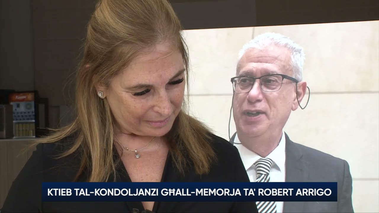 Ktieb tal-kondoljanzi għall-memorja ta' Robert Arrigo