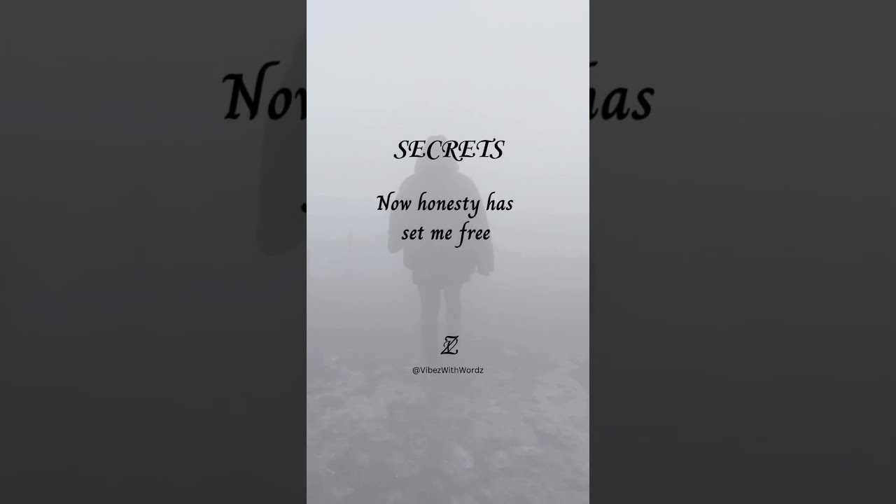 SECRETS | #SHORTS #BreakingCycles #TruthHeals #EmotionalFreedom #vibezwithwordz