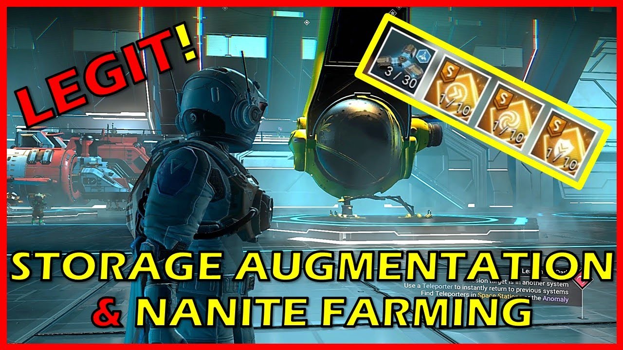 🔴Best Storage Augmentation & Nanite Farming Location🔴 No Man's Sky Waypoint Tutorial 2022
