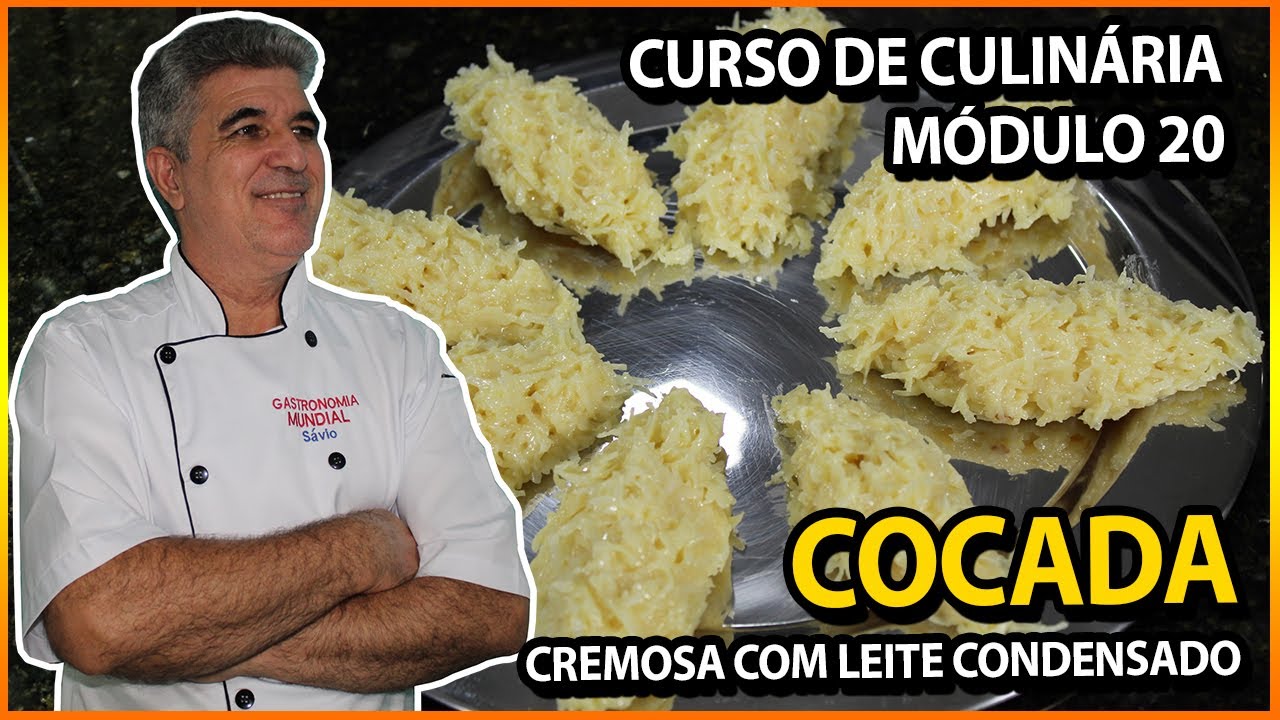 Cocada Cremosa com Leite Condensado | Curso de Culinária para Iniciantes - Módulo 20 #cocacremosa