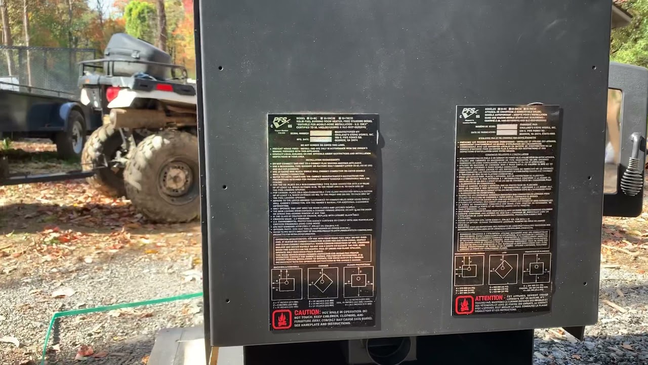 Englander 32nc woodstove first burn