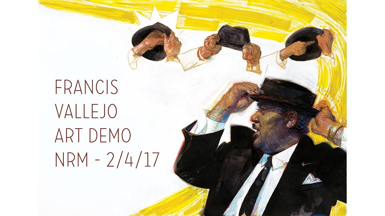 Francis Vallejo art demo- Norman Rockwell Museum