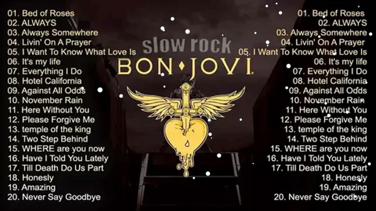 BonJovi Rock Legends 2025 🎧 Best Of Greatest Hits HD