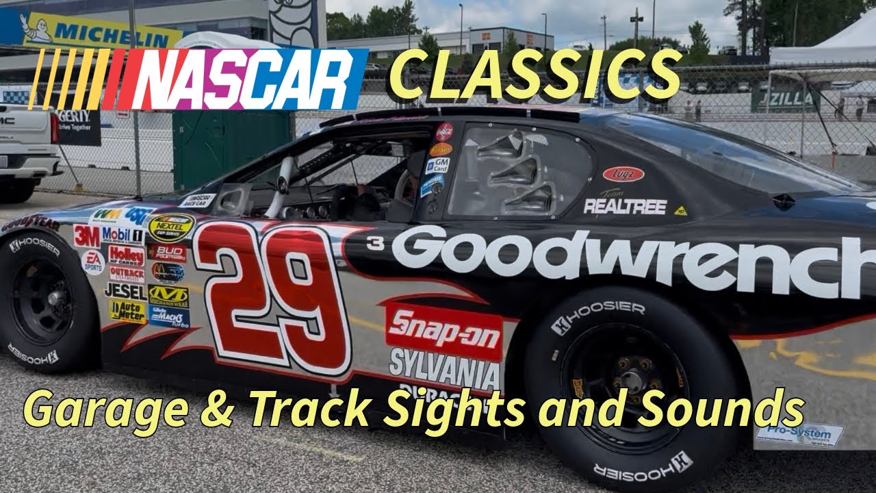 Classic NASCAR Stock Cars At Road Atlanta HSR Mitty 2025 Sprint Race