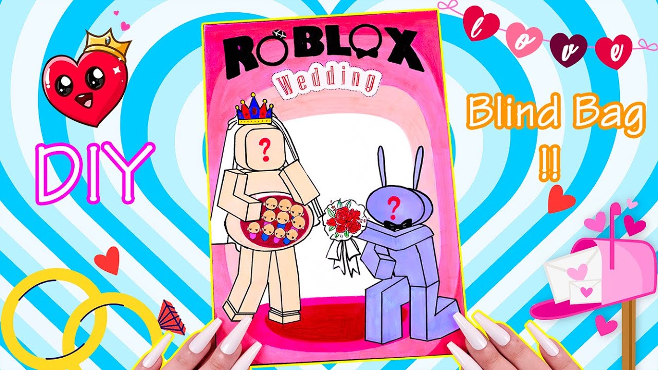 [🐾бумажные поделки🐾] Roblox Pomni Pregnant & Jax 로블록스 Свадебный наряд для беременных, слепой паке...